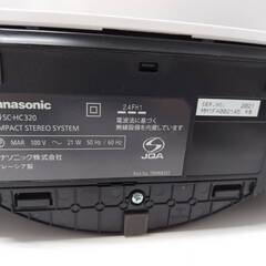 【良品】Panasonic SC-HC320/コンパクトステレオシステム/ミニコンポ/2021年製の画像