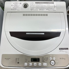 安心の6ヶ月保証つき！ SHARP 全自動洗濯機　【トレファク堺福田店】の画像