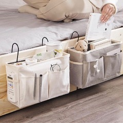 おむつ収納　おむつストッカー　ベットサイドポケット　ベビーベット　2個セットの画像