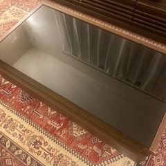 ガラステーブル　センターテーブル　ローテーブルの画像