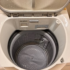 洗濯機 8キロ シャープの画像