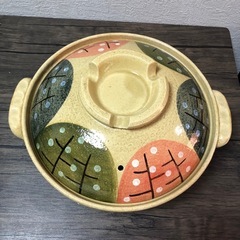 可愛い土鍋　直径約24cmの画像