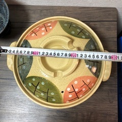 可愛い土鍋　直径約24cmの画像