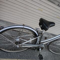 [BRIDGESTONE]Albelt(アルベルト)L型 26吋シティサイクル アルミ/内装5段/点灯虫/スパークシルバーの画像