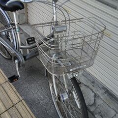 [BRIDGESTONE]Albelt(アルベルト)L型 26吋シティサイクル アルミ/内装5段/点灯虫/スパークシルバーの画像