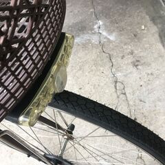 地域限定送料無料　パナソニック　ビビ　DX　8,9AH　子供乗せ　茶　パスウィズ　アシスタ　神戸市　電動自転車の画像