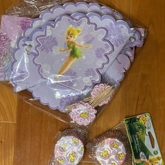 ティンカーベルのカップケーキスタンド＆カップ一式の画像