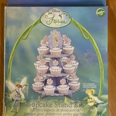 ティンカーベルのカップケーキスタンド＆カップ一式の画像