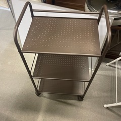 パンチングラック キャスター付き 3段 GPR45-3 幅43×奥行き31.5×80cm ラック キッチ ンラック カラー シェルフ 収納の画像