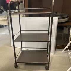 パンチングラック キャスター付き 3段 GPR45-3 幅43×奥行き31.5×80cm ラック キッチ ンラック カラー シェルフ 収納の画像