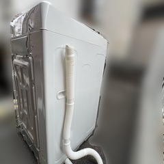 【美品】2025年Hisense 全自動洗濯機 5.5kg HW-55E4W ステンレス槽の画像