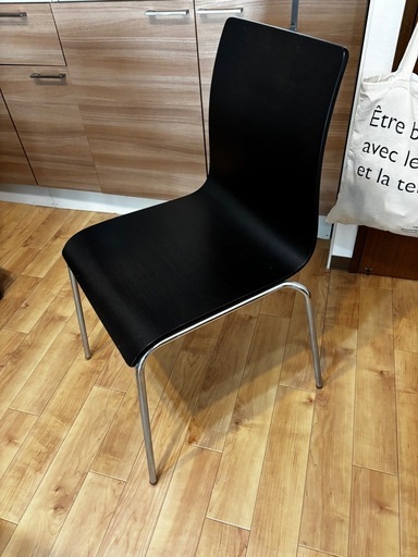 値下げ　NOCEダイニングチェア　白黒　4脚セット