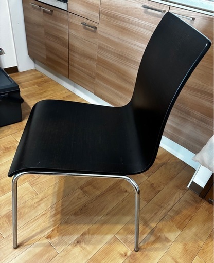 値下げ　NOCEダイニングチェア　白黒　4脚セット