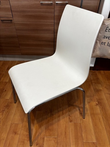 値下げ　NOCEダイニングチェア　白黒　4脚セット