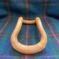 ウェーブストレッチリング　欅　けやき　木製　ストレッチの画像