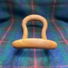 ウェーブストレッチリング　欅　けやき　木製　ストレッチの画像