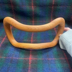 ウェーブストレッチリング　欅　けやき　木製　ストレッチの画像