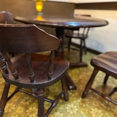値下げしました‼️ アンティーク　ダイニングセットの画像