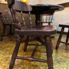 値下げしました‼️ アンティーク　ダイニングセットの画像