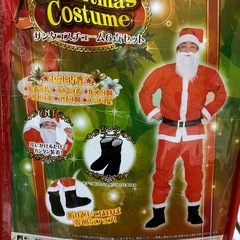 メンズ　サンタコスチューム　6点セットの画像