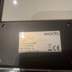 SOLD！美品　キッチンデジタルスケール5キロ　今は電池が無いので動作確認なしの画像