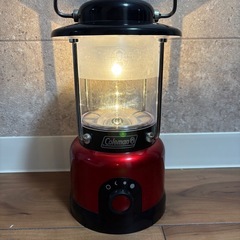 コールマン　Coleman LEDランタン　赤　電池付き　稼働の画像