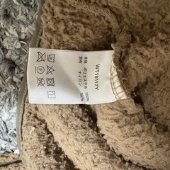 WILD THINGS フリースジャケット M ベージュの画像