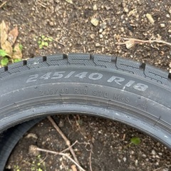 スタッドレス　タイヤ　18インチ　245/40/18　の画像