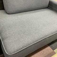ローソファ　布製　グレーの画像