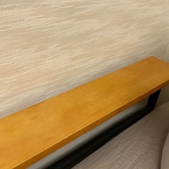 ベッド シングル ベッドフレーム シングルベッド アイアン　ウッドの画像