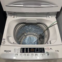 洗濯機 5.5kg 2024年製の画像