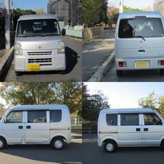 車検２年付き　エブリイ　バン　DA64V　軽バン　シルバー　配達　配送　軽貨物　運搬の画像