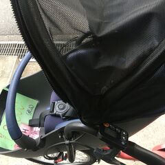 地域限定送料無料　パナソニック　ギュットミニ　子供乗せ　16AH　三人乗り　ピンク系　キッスミニアン　神戸市　電動自転車の画像