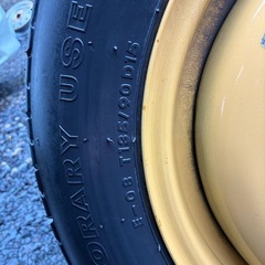 pcd114.3 4穴スペアタイヤ　テーパータイヤの画像