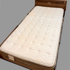 【約６万相当】ニトリ　マットレス　シングル　かたさふつう　N-sleep スプリング 1080個 ニトリ シングルマットレス（NスリーププレミアムP2-02CR VH）　　　の画像