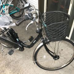 地域限定送料無料　パナソニック　ビビ　DX　13,2AH　子供乗せ　黒　パスウィズ　アシスタ　神戸市　電動自転車の画像