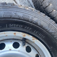 軽トラ・軽バン用　ホンダ　アクティ　純正　145R12 LT 6PR スチール　4本の画像