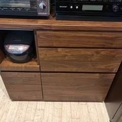 【条件有】ウォールナット食器棚　幅100cmの画像