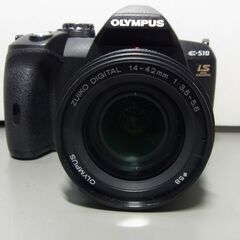 066　オリンパス E-510  OLYMPUS ZUIKO DIGITAL 14-42mm F3.5-5.6 レンズメモリーカード　バッテリー付送料込みの画像