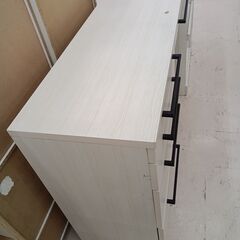 リユースのサカイ栃木店★ジモティ割あり★  レンジ台 ホワイトベージュ W120.5×D45×H89 クリーニング済み TC11793の画像