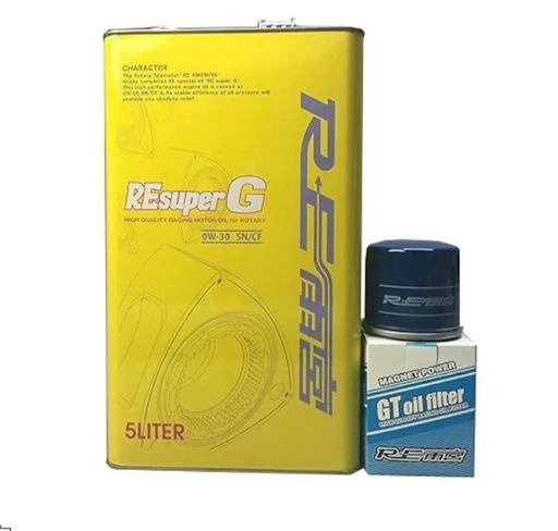 RE雨宮スーパーG エンジンオイル 0W-30 SN/CF 5L セット