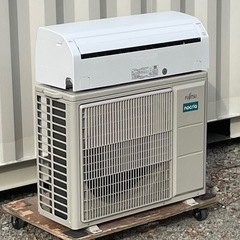 高年式！取付け可 ! !◇富士通 エアコン 10畳用 2025年 ノクリア 省エネ100V AS-V284R 高圧洗浄済み！保証付き！美品 ! !の画像