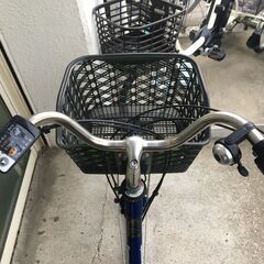 地域限定送料無料　パナソニック　ビビ　SX　8AH　2021年　現行バッテリー　青　パスウィズ　アシスタ　神戸市　電動自転車の画像