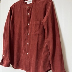 アーバンリサーチドアーズ　コーデュロイバンドカラーシャツの画像