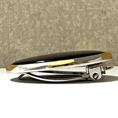 天然石　オニキス スカーフクリップ　スカーフ留めの画像