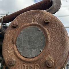 ELEPHANT エレファント　象印　1t チェーンブロック　手動　大工　荷揚げ　吊り具　の画像