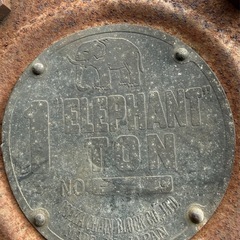 ELEPHANT エレファント　象印　1t チェーンブロック　手動　大工　荷揚げ　吊り具　の画像