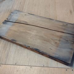 レトロ 木箱 浅め トレイ 古道具 ボックス トレー　/TJ-2676 2Fの画像