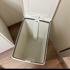 アスベル フタ付きゴミ箱 エバンペダル45SD 軽いペダル 45L 白の画像