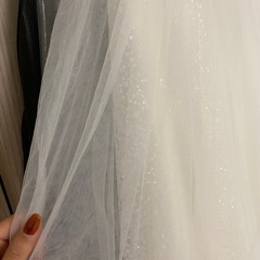 【完全オーダーメイド　30万】ウェディングドレス+オーバードレスの画像